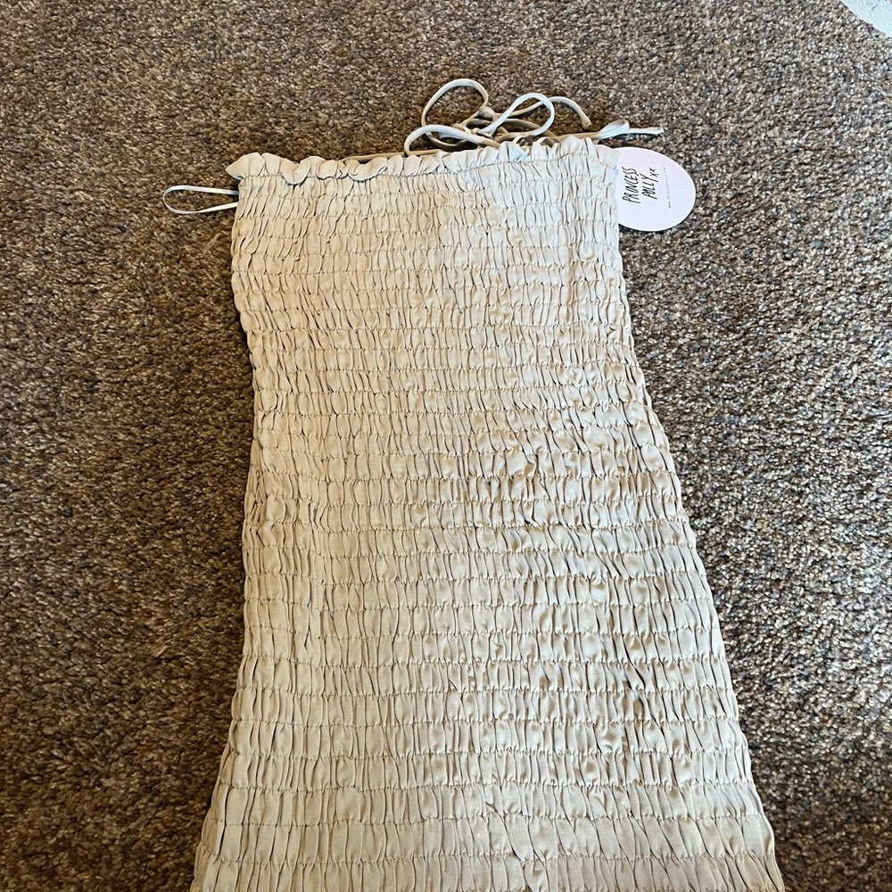 Princess Polly Cream Mini Dress